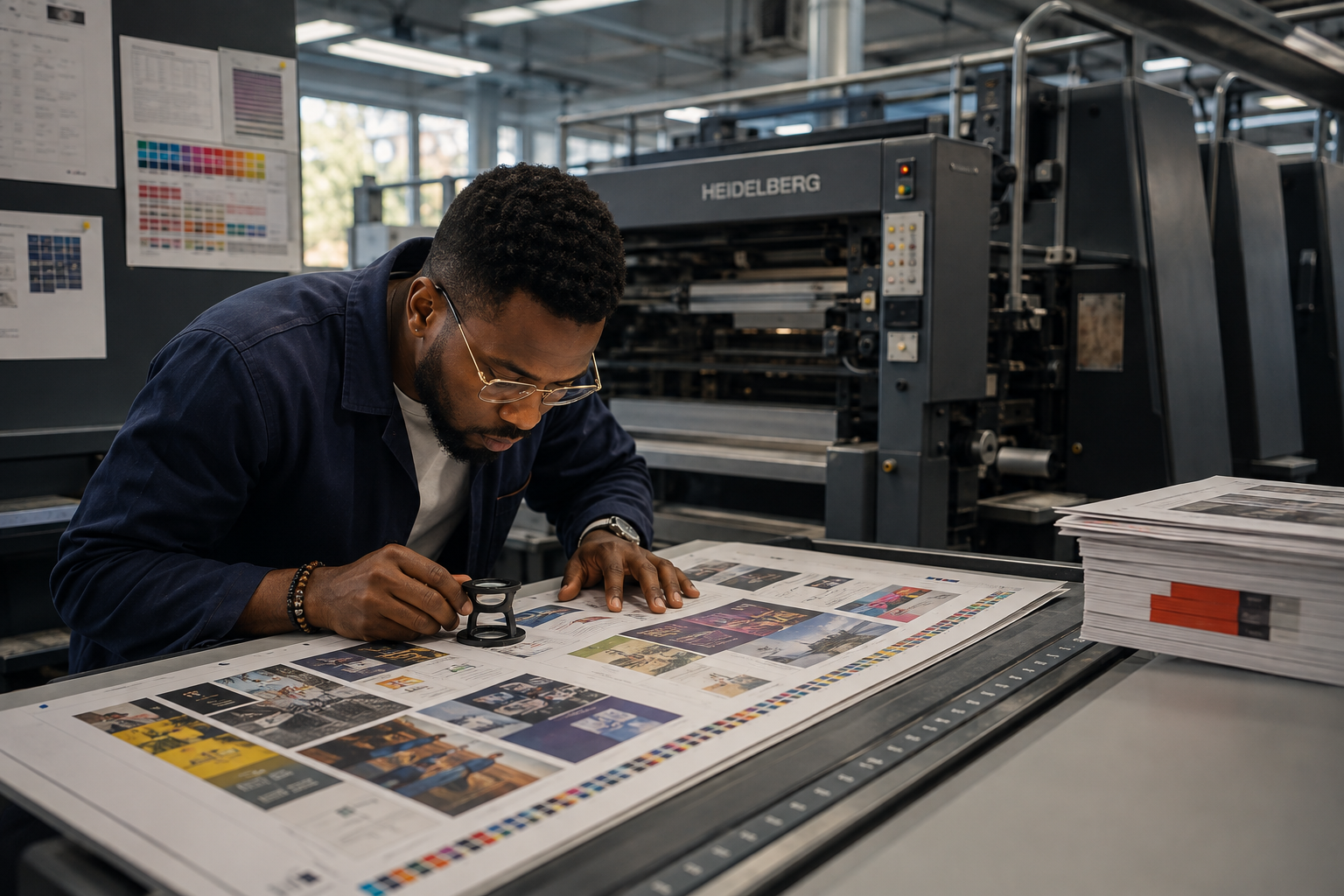 Editorial & Print — a Nigerian creative professional at work