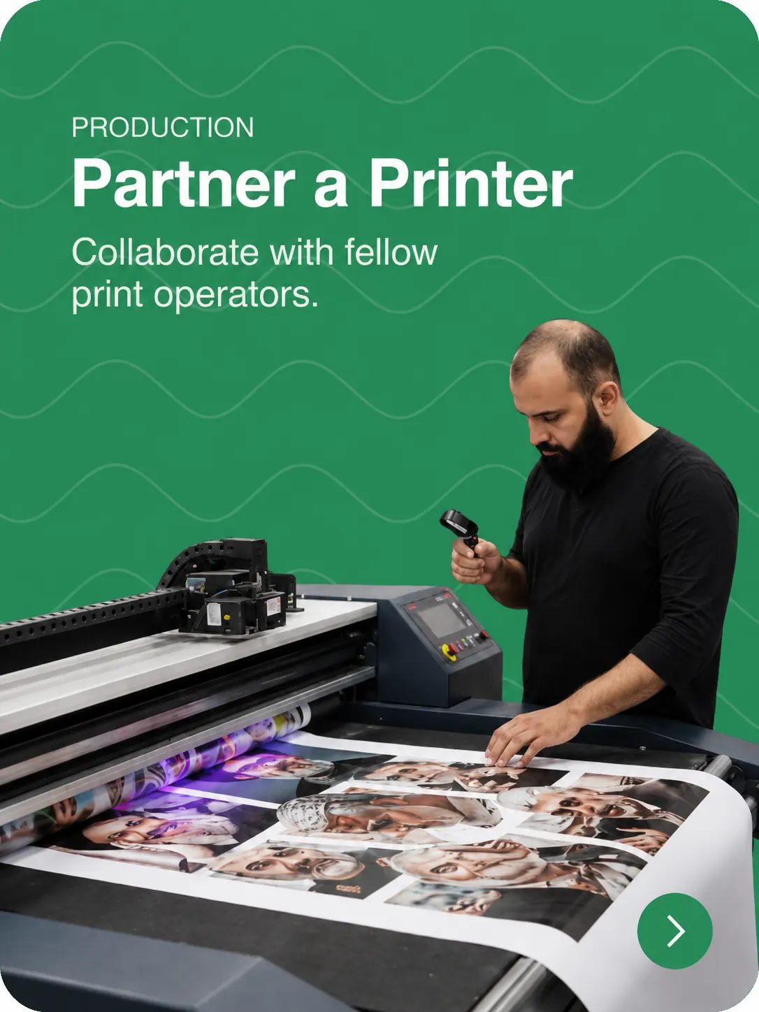 Partner a Printer — collaborate with fellow printers